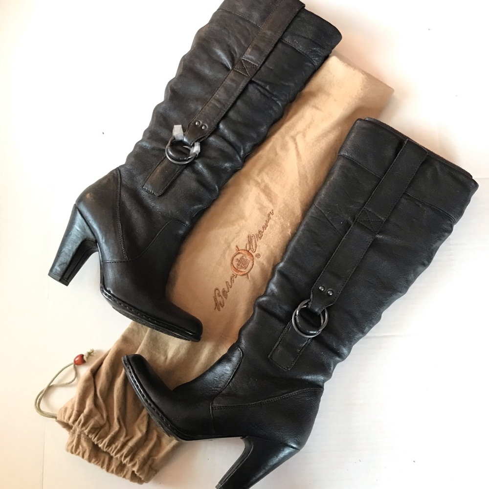Born Crown Black Heeled Boots